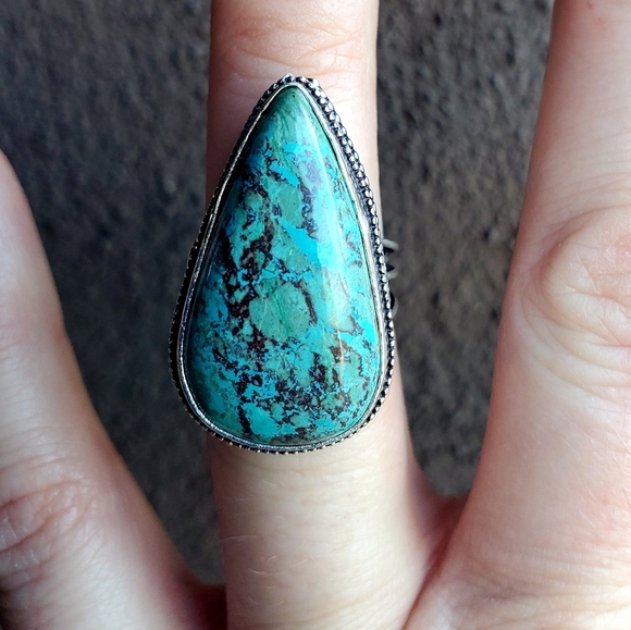 New Azurite 925 Silver Ring. - Picture 16 of 16